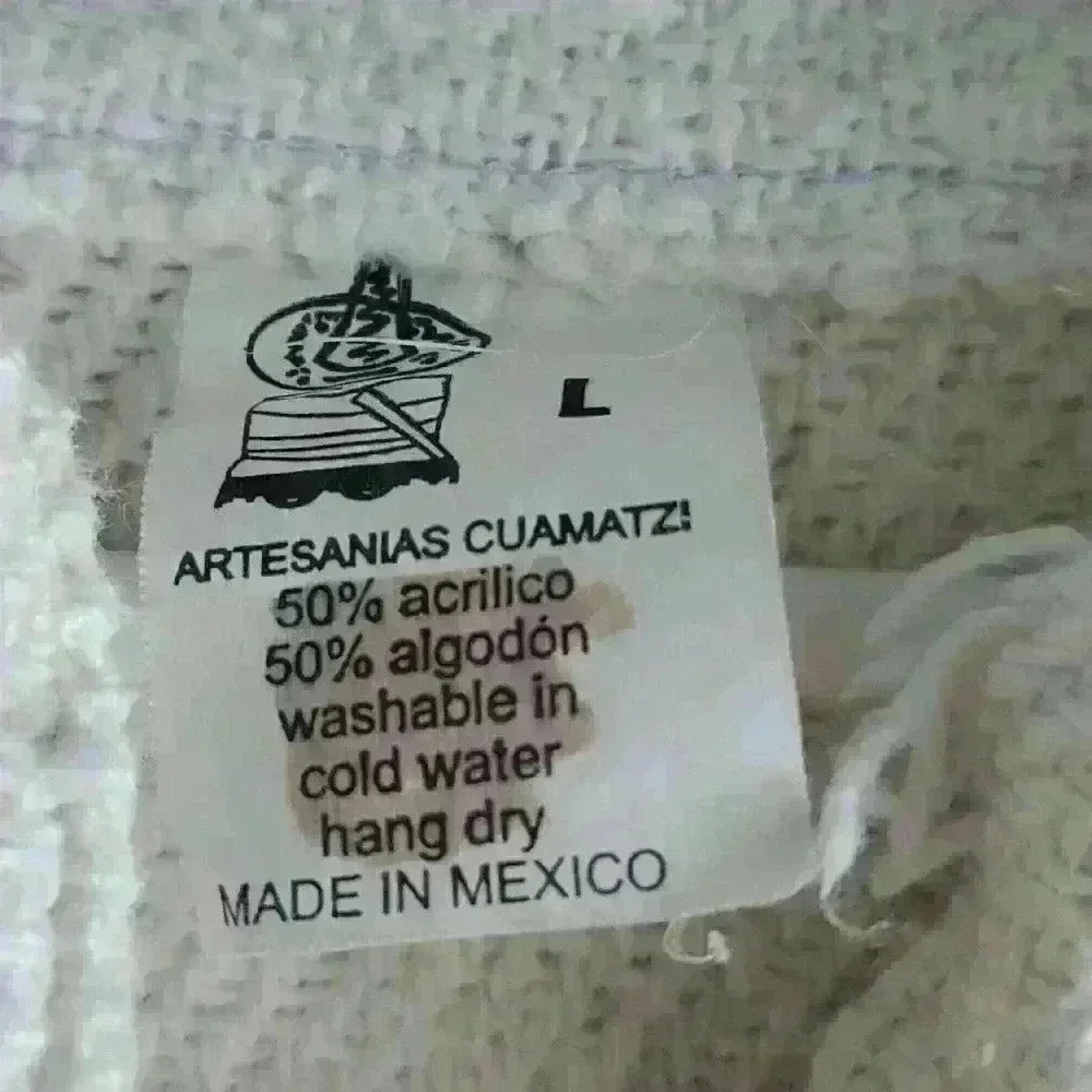 Women's Small or Kids large Corona Poncho from Mexico. - Picture 2 of 3